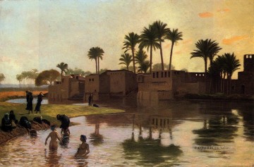 川辺の水浴びたち ギリシャ アラビア オリエンタリズム ジャン レオン ジェローム Oil Paintings